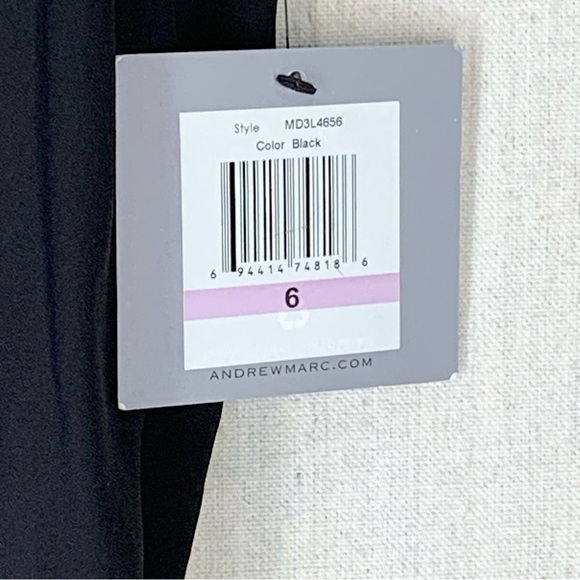 Marc‎ New York~NWT~Sleeveless Black Lace V-Neck Mini Party/Cocktail Dress~Sz 6 - Picture 14 of 14